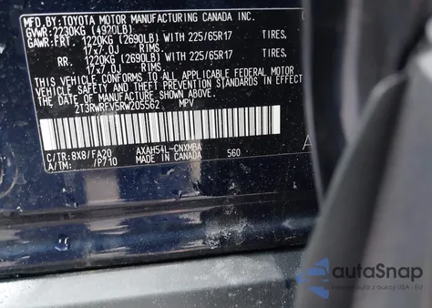 2024 Toyota Rav4 Hybrid Xle from USA, damaged, VIN 2T3RWRFV5RW205562
